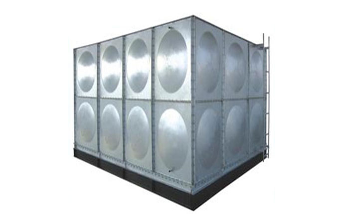 Ball plate galvanized water tank